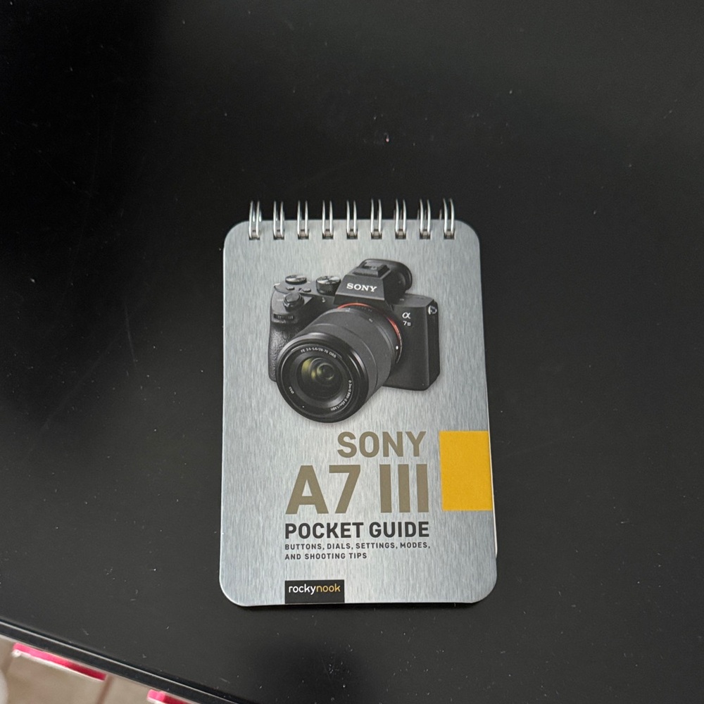 Sony A7 III Pocket Guide - Black and Gray